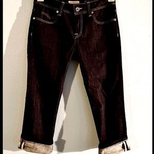 BURBERRY BRIT cuff or no cuff boyfriend jeans